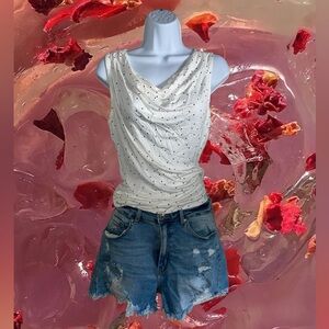 Polka Dot Tank Blouse